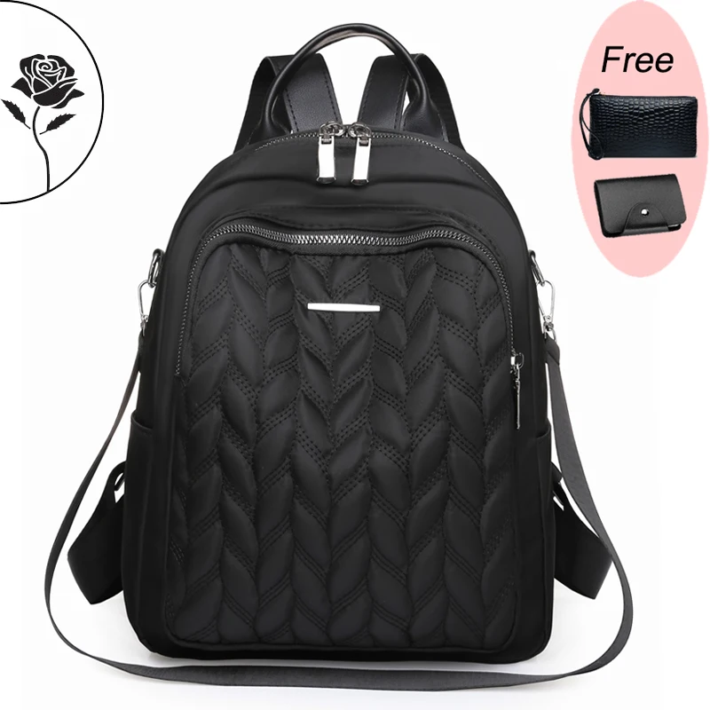 

Модный женский рюкзак с защитой от кражи, повседневные водонепроницаемые школьные ранцы для девочек-подростков, многофункциональный дорожный ранец