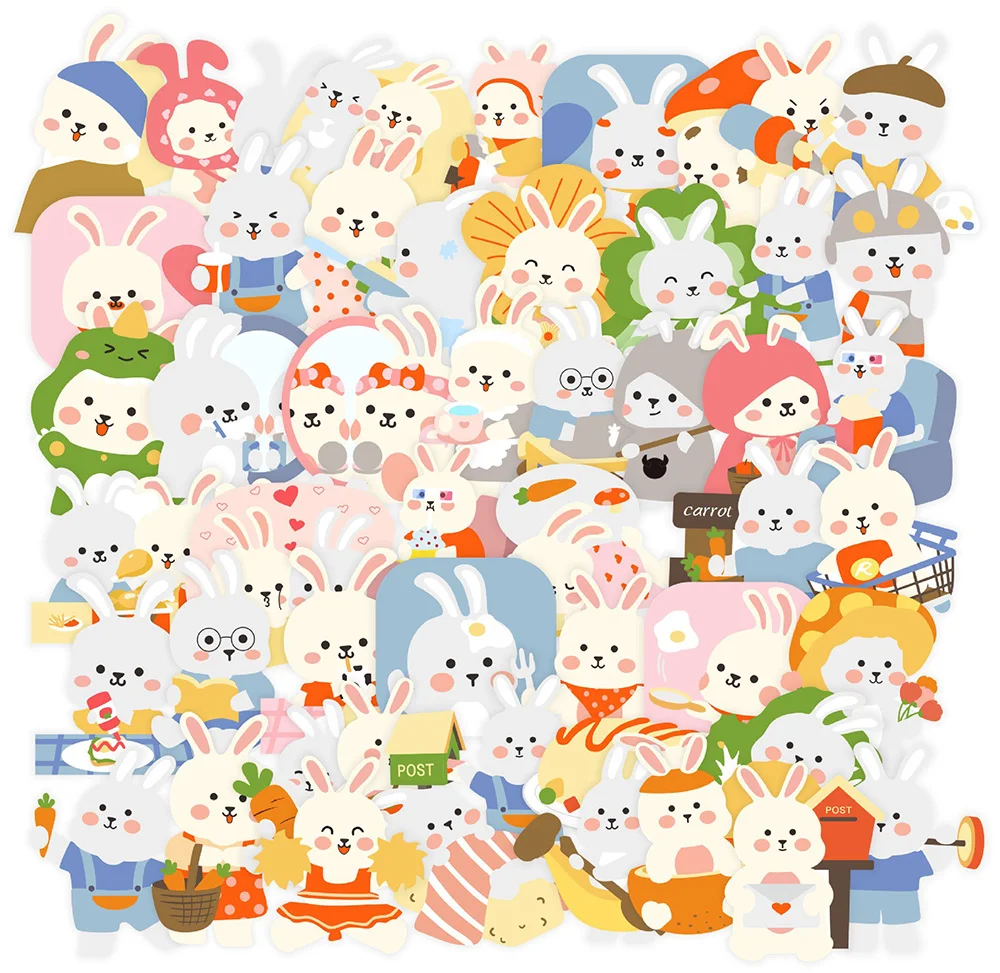 

10/50 шт., детские наклейки в виде медведя