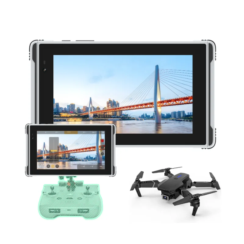 Hugerock X7 2600Nits Drone Rugged Tablet for DJI Mavic 3 MINI Air 2 PRO FPV UAV Control Accessories Sunlight Readable 7' Android