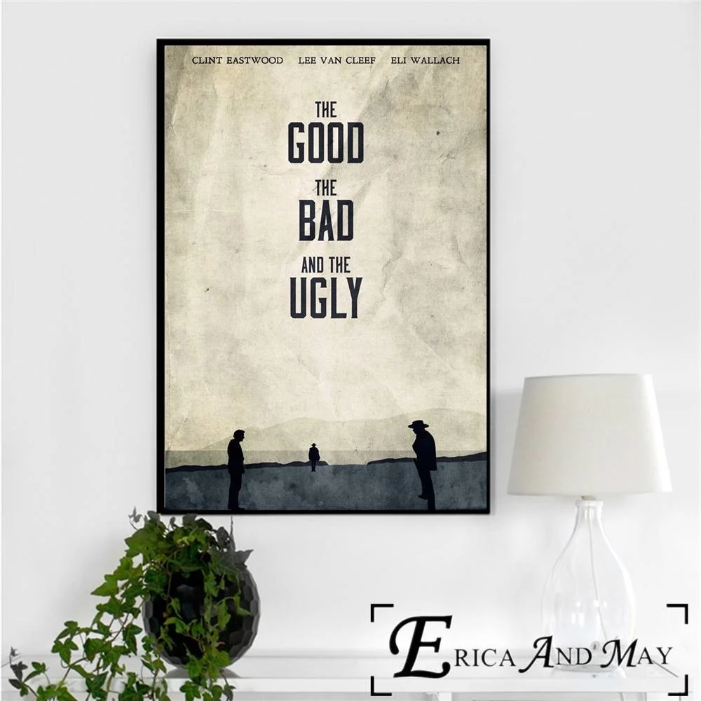 

the Good the Bad And the Ugly posters and prints vintage decor Picture Canvas Painting wall decorations living room Affiche