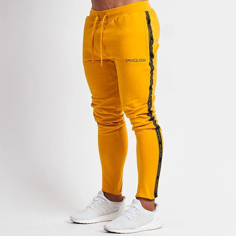 

Menswear Workout Streetwear Cotton Autumn Joggers Casual Patchwork Spring New Fashion Sweatpants Gym Pants