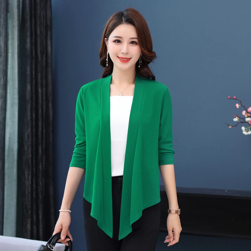 

Teal Green Fall Solid Long Sleeve Evening Prom Cape Bolero Cardigan Casacos Cropped Tops Ladies Black Formal Women Party Jacket