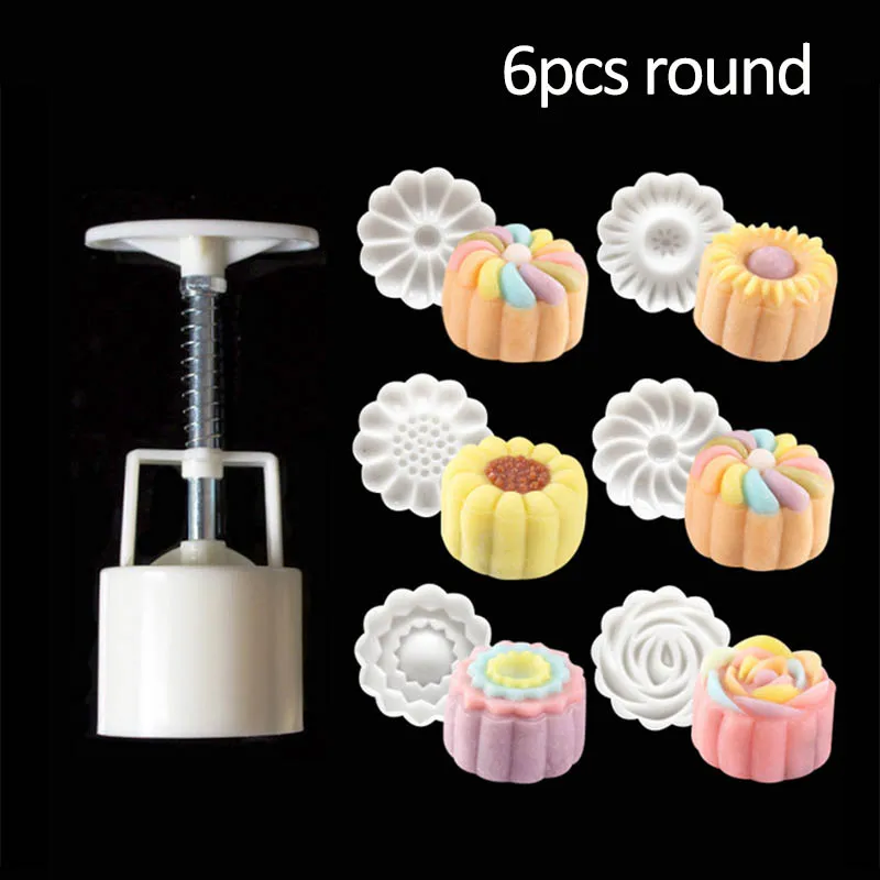 1 Набор ручное давление снежная луна форма для торта пищевой резак печенья