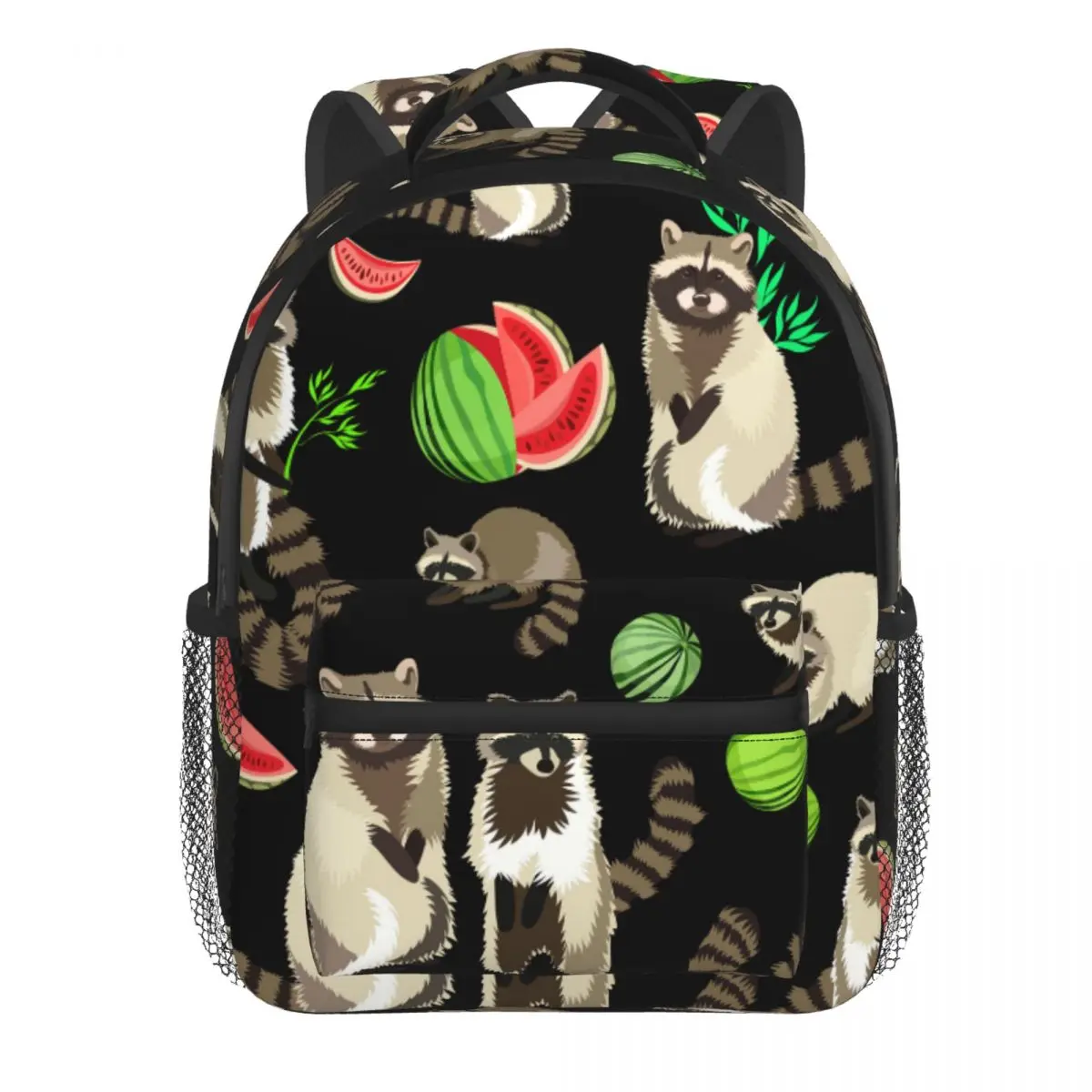 Forest Raccoon Cute Fluffy Beast Baby Backpack Kindergarten Schoolbag Kids Children School Bag