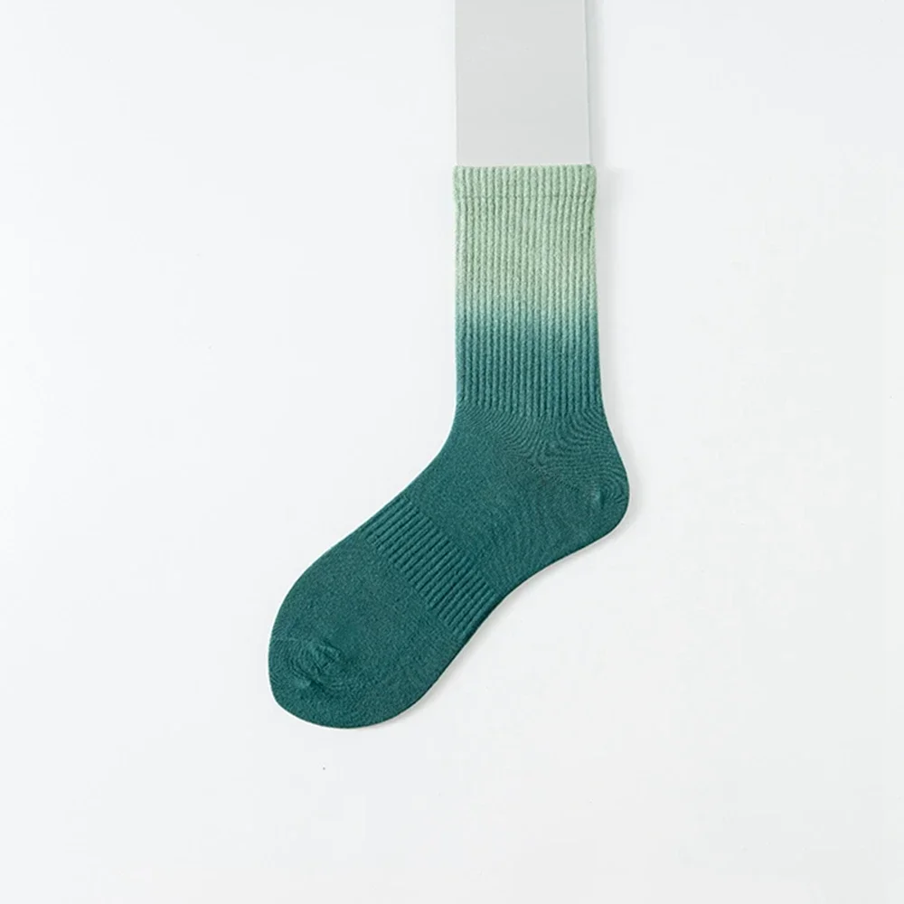 Socks Ladies Mid -In -spring and Autumn Pile of Pure Cotton Anti -Smooth White Summer heated socks