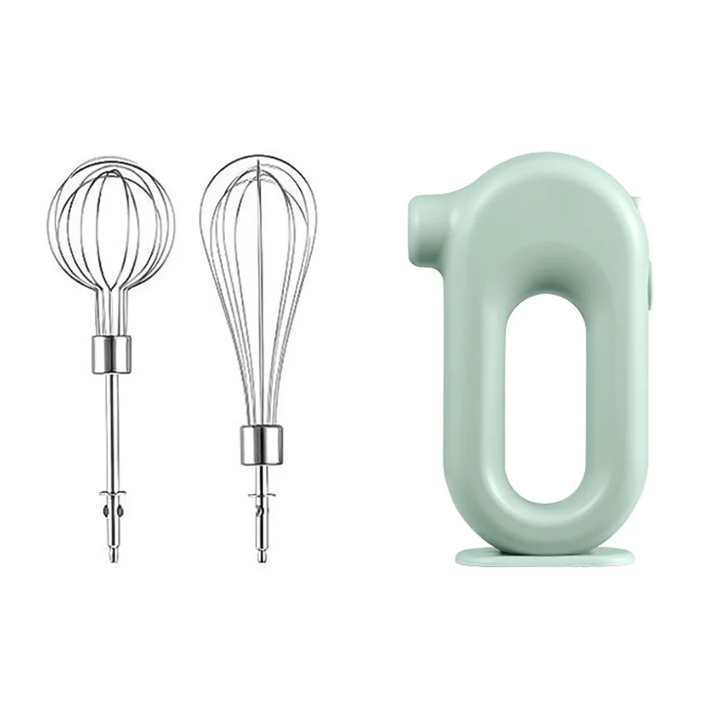 

Hand Whisk Egg Mixer Electric Beater Kitchen Blender Rechargeable Retractable Crank Metal Dough Gadget Handheld
