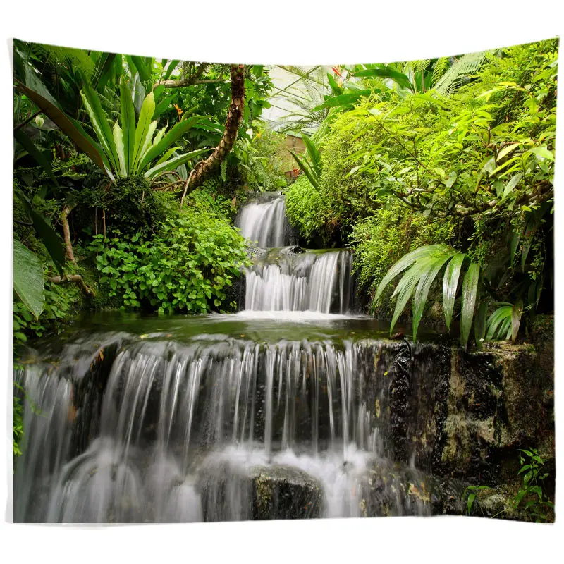 Пейзажный Гобелен Masion Jardim Y2k Arazzi Настенный Декоративный Полиэстеровый Келих