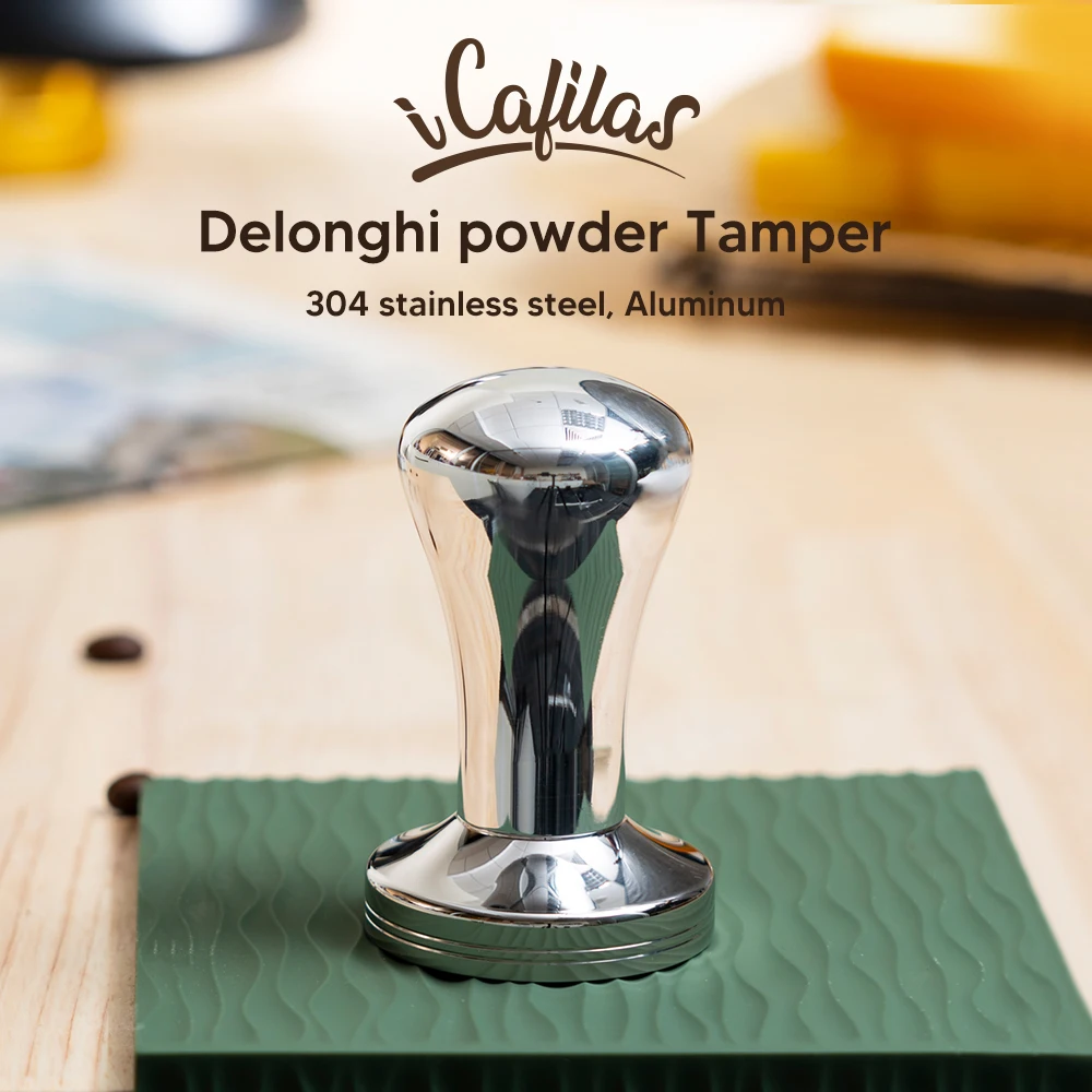 

Наполнитель из нержавеющей стали для портативной машины Delonghi 51 мм, чаша для приготовления эспрессо, алюминиевое измерительное кольцо для кофемашины