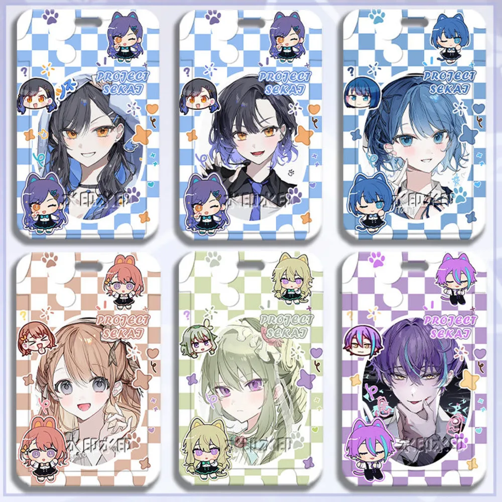 Project Sekai Yoizaki Kanade Protector Аниме Обложка Студенческий значок для еды Держатель