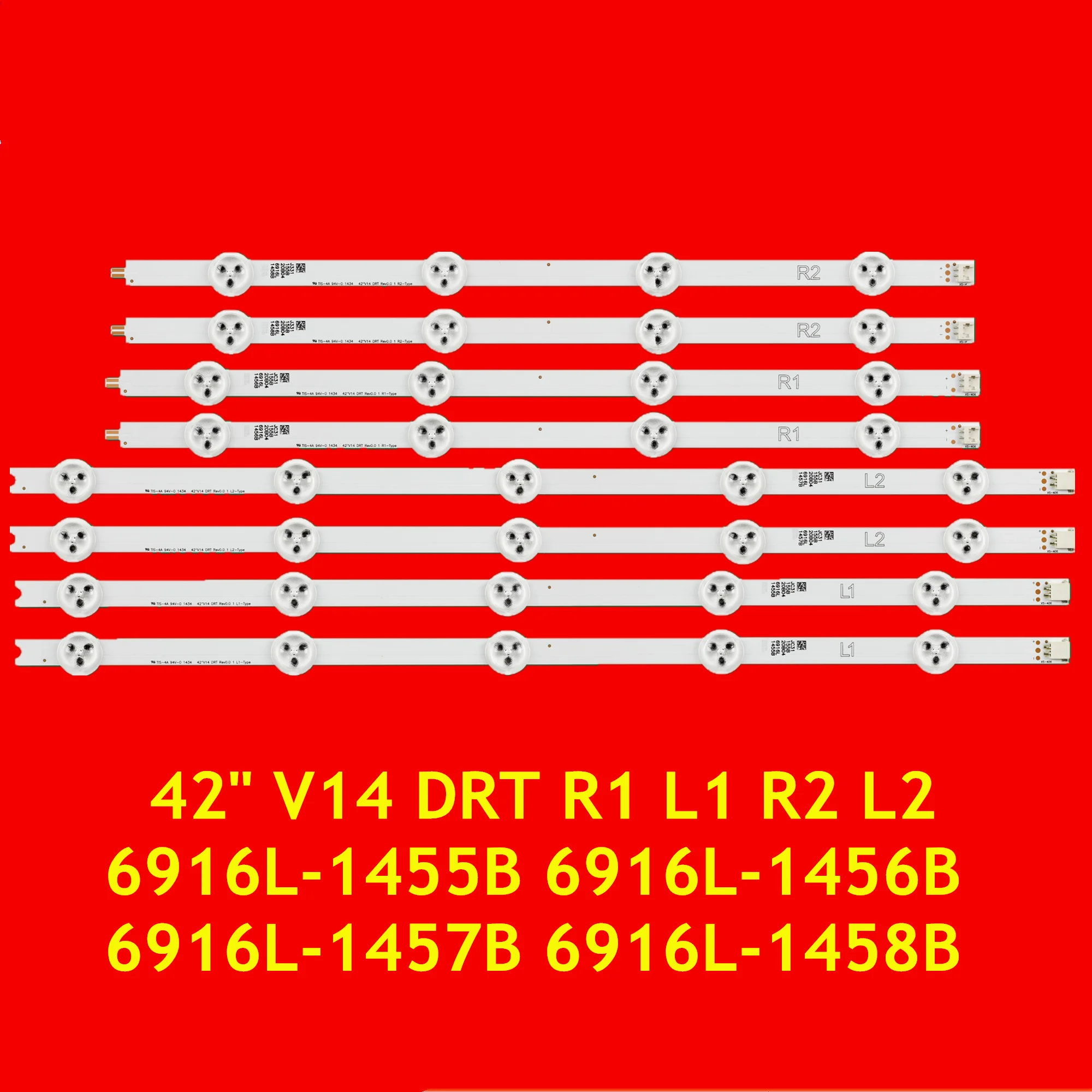 Светодиодная лента для 42LA6300 42L6453DB 42PFL3107/60 42PFH5209/88 42PFK6309/12 42PFH5609/88 LC420DUE-PGF1 42 