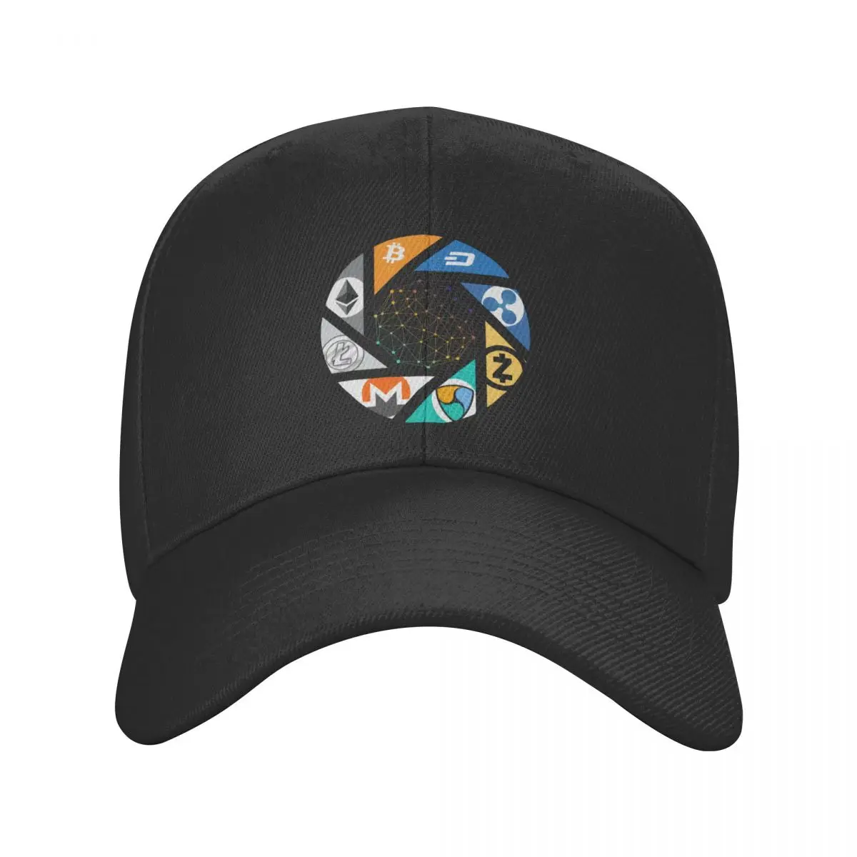 

Bitcoin Baseball Cap Sun Protection Adjustable Cryptocurrency Crypto Btc Blockchain Geek Dad Hat Summer Caps Snapback Hats