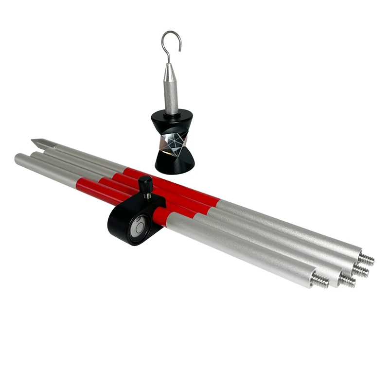 Миниатюрная Серебряная призма на 360 градусов для швейцарской общей станции