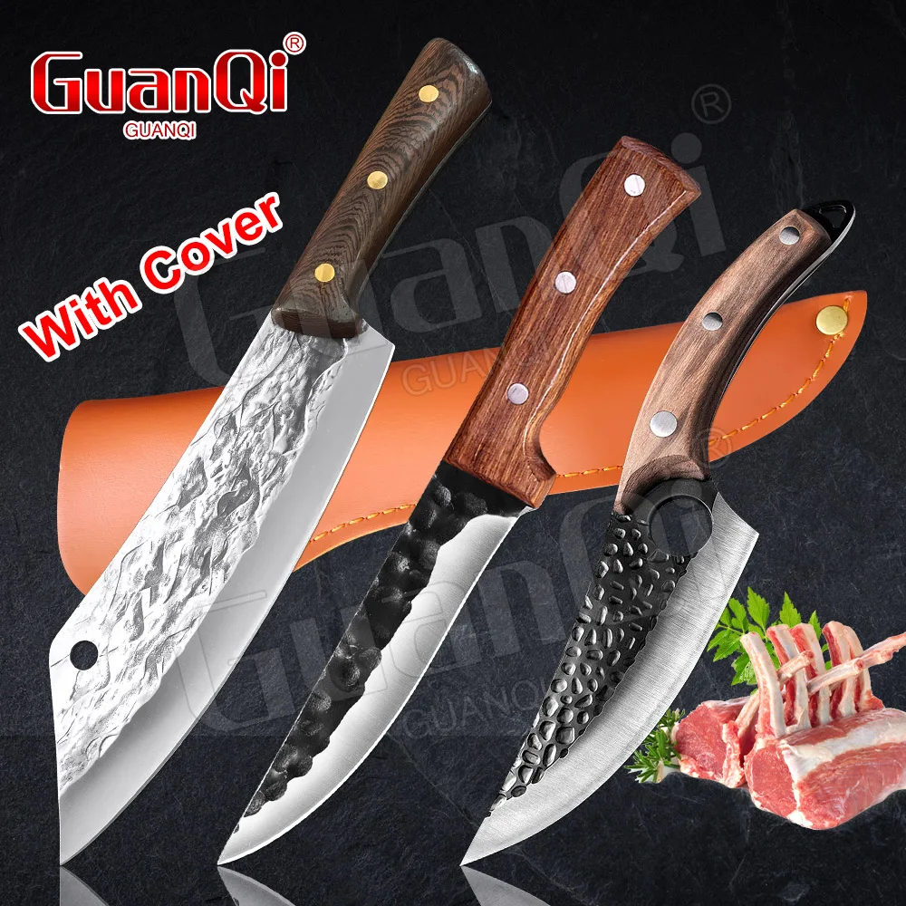 

Boning Hunting Knife Butcher Cooking Knife Camping Cleaver Meat Vegetables Slicing Meat Vegetables Slicing Cleaver High Hardness