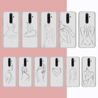 maiyaca funny abstract sexy art lines fashion phone case for samsung s20 ultra s30 for redmi 8 for xiaomi note10 for huawei y6