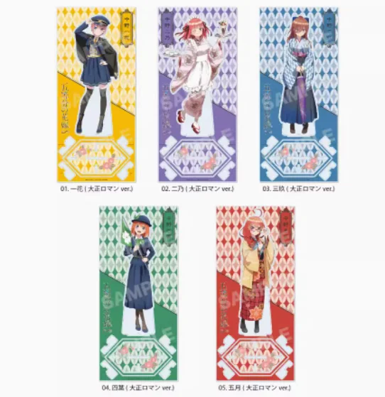 Аниме The Quintuplets Nakano Ichika фигурка-подставка акриловая модель тарелка коллекция