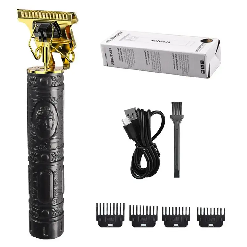 

Машинка для стрижки волос для мужчин, Профессиональная Беспроводная Машинка для стрижки волос, с нулевым изгибом, для всей семьи