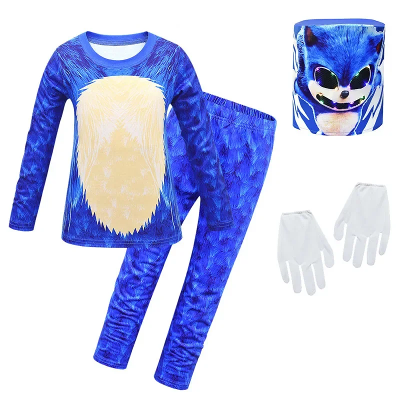 Фото Соникский ежик, мультфильм, аниме, косплей, игровое платье, сценический костюм, детский комбинезон на день рождения, день рождения №1