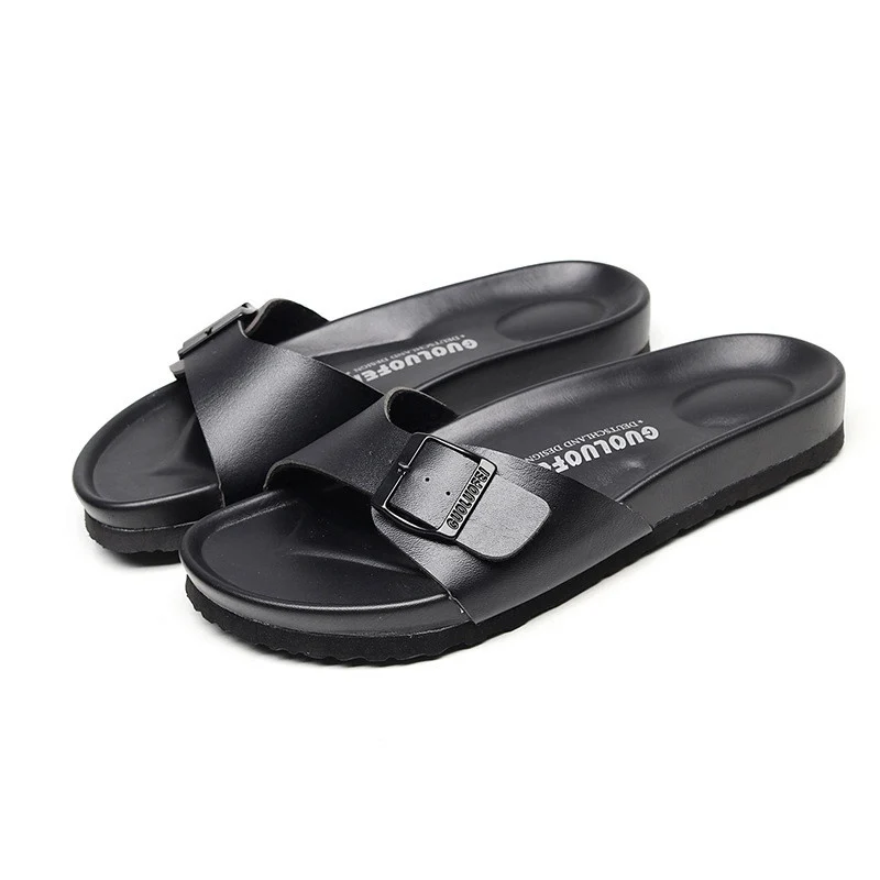 Sandals Slip Ladies Womens Holiday Sliders Sizes 3-8 On Open Toe Buckle