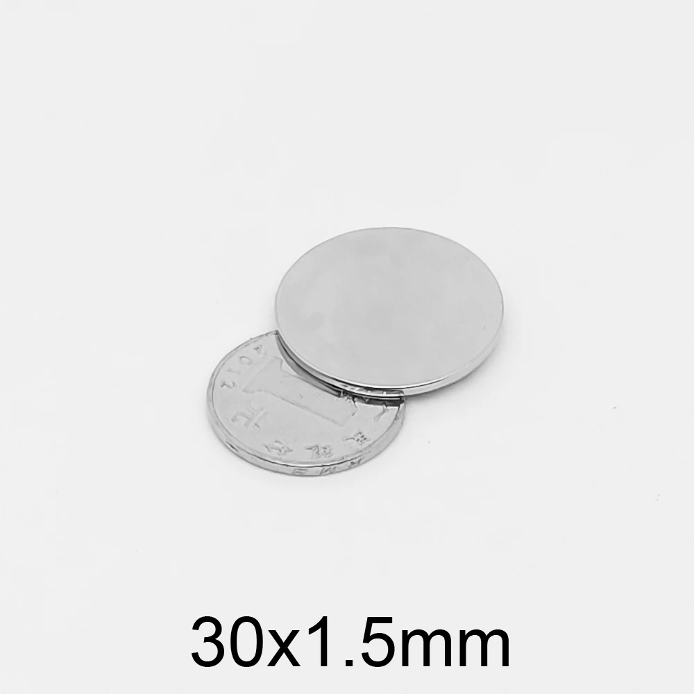 

Круглый поисковый Магнит 30x1,5, Постоянный Неодимовый Магнит 30x1,5 мм, сильный Мощный магнит 30*1,5, 2/5/10/15/20/50 шт.