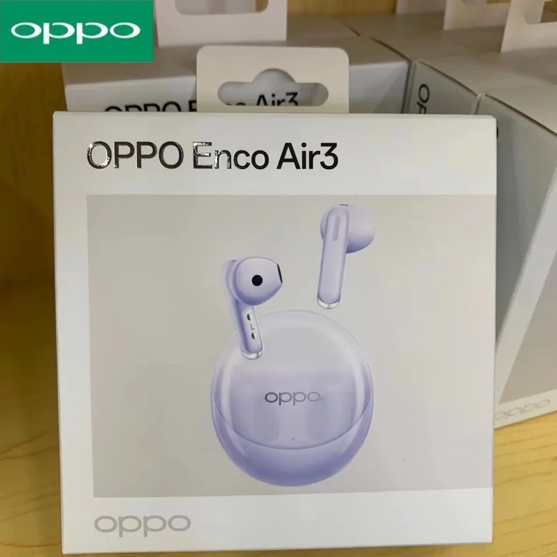 

Original OPPO Enco Air3 True Wireless Earphone Bluetooth Headset Earbuds Semi In Ear Long Standby Sports Game Noise Reduction