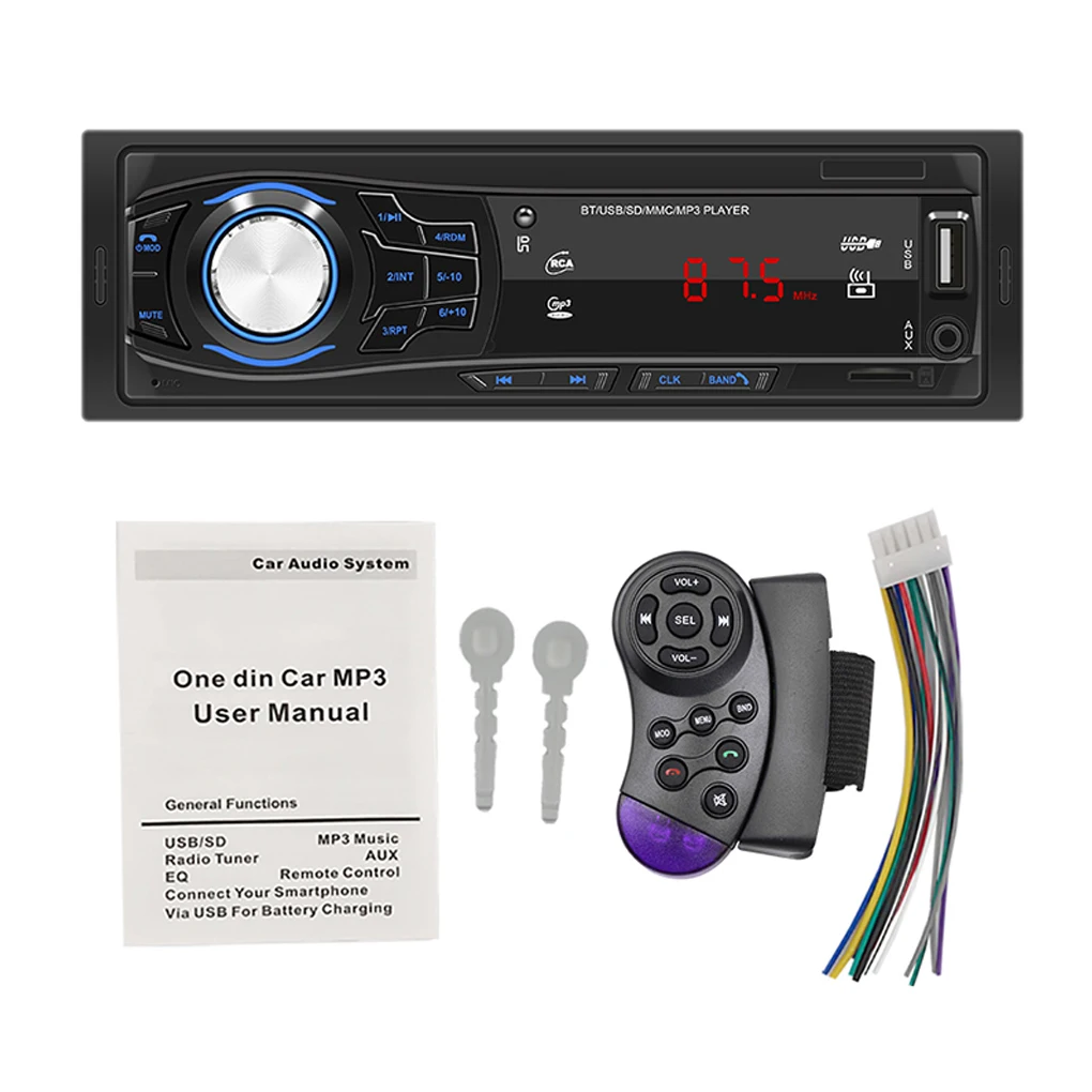 

MP3-плеер с поддержкой Bluetooth, громкой связи, 87-107, 9 МГц