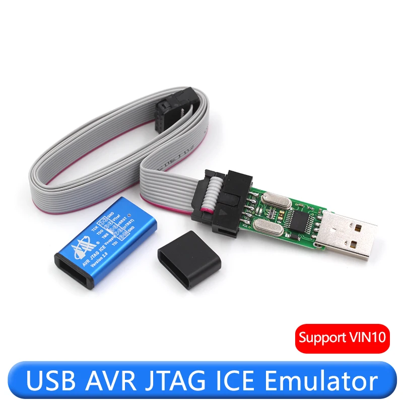 Эмулятор USB AVR JTAG ICE металлический USB-программатор защита от перегрузки по току