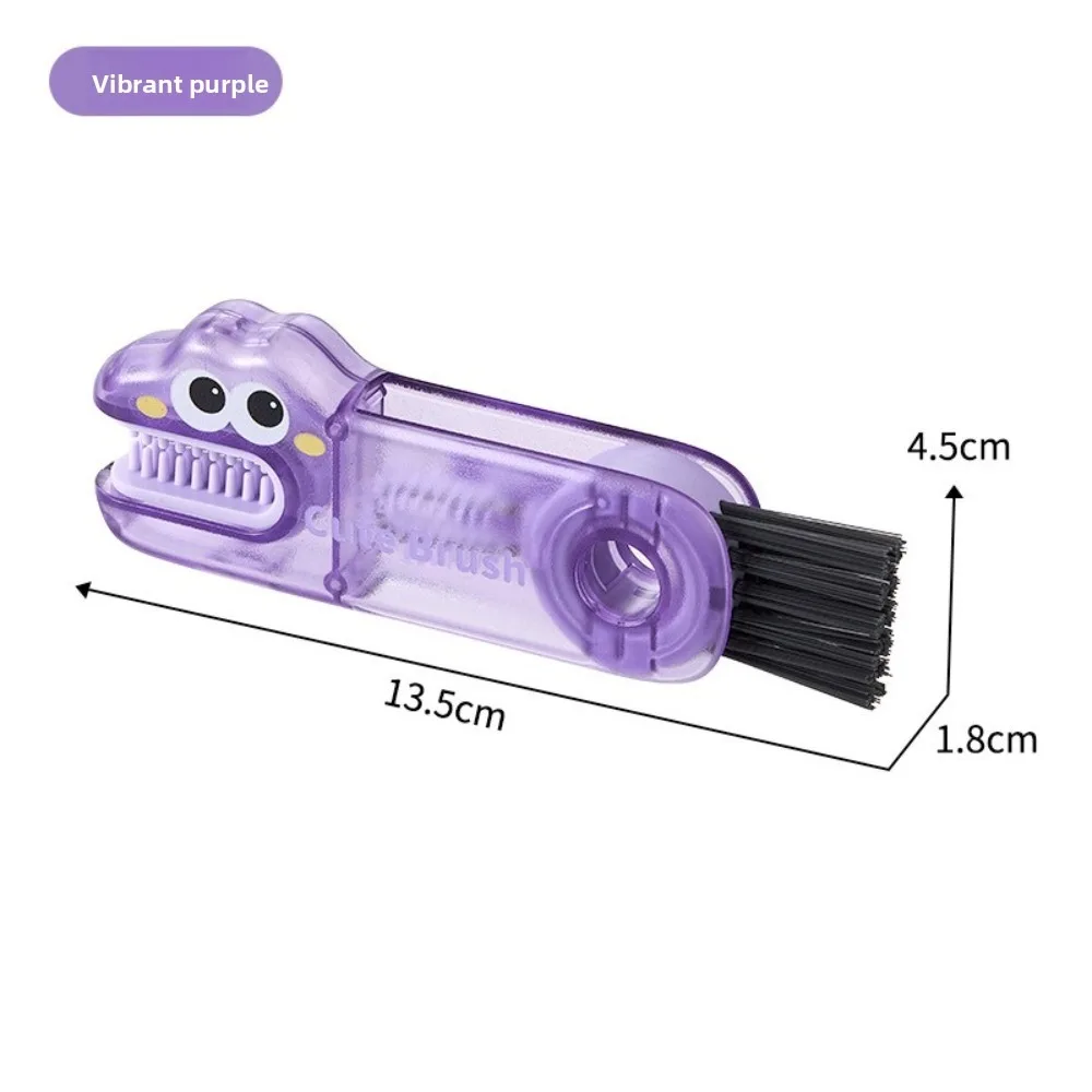 

Новая щетка для чистки крышек 3 в 1 3 в 1, многофункциональная портативная щетка для чистки крышек чашек, очиститель крокодиловой плотной местности