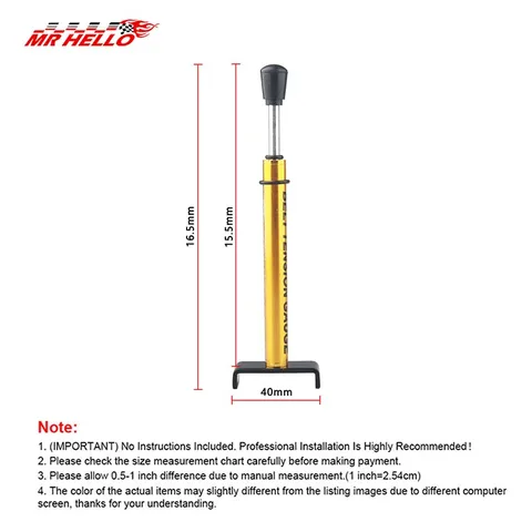 Универсальный 10-фунтовый датчик натяжения ремня, металлический инструмент для натяжения ремня мотоцикла для точной установки мотоцикла, датчик натяжения ремня