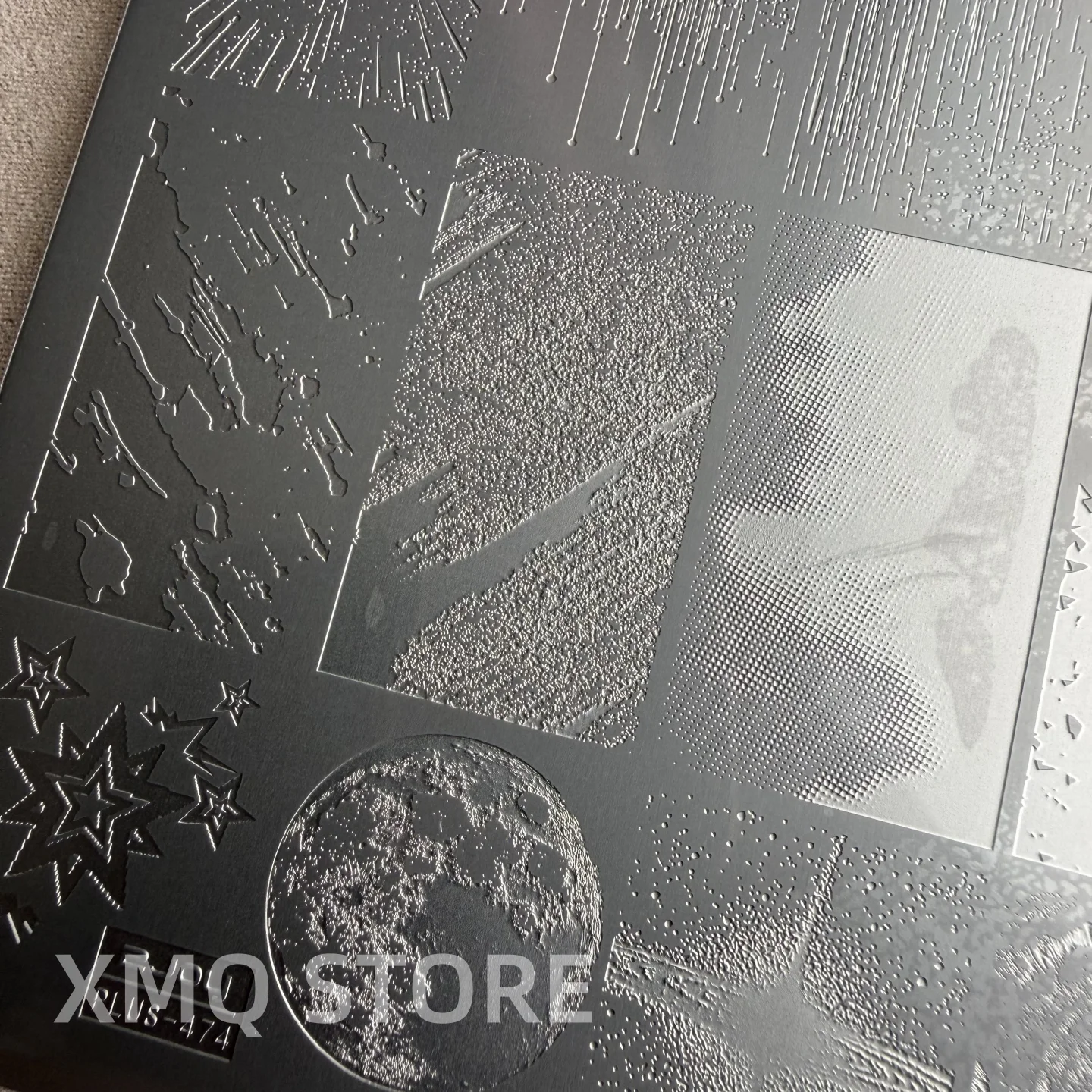 Фото Трафареты для стемпинга XMQ: линии, капли воды, изображения №3