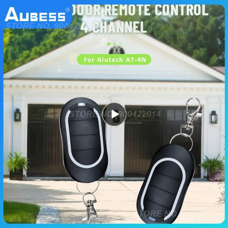 

1~6PCS Barriers Automation Keychain Remote Control Garage Door Learning Code 4 Buttons For Alutech At-4n