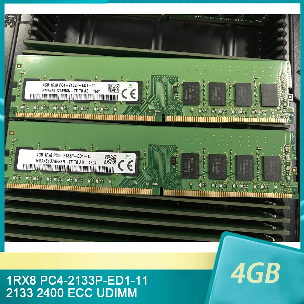 1 шт. для SK Hynix RAM 4 Гб 4G 1RX8 PC4-2133P-ED1 DDR4 2133 ECC UDIMM память