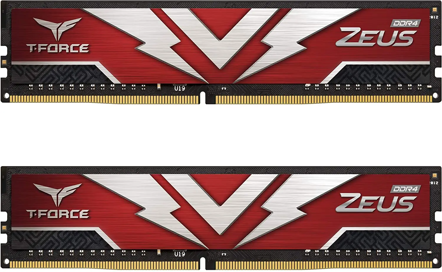 

TEAMGROUP T-Force Zeus DDR4 32GB (2x16GB) 2666MHz (PC4-21300) CL19 Desktop Memory Module Ram - TTZD432G2666HC19DC01