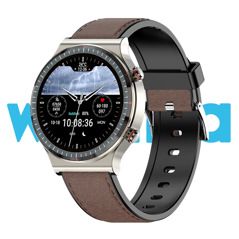 

Smartwatch 1.28 Inch Full Screen Inteligente Smart Bracelet Watches Blood Pressure IP65 Waterproof ECG Watches for Men