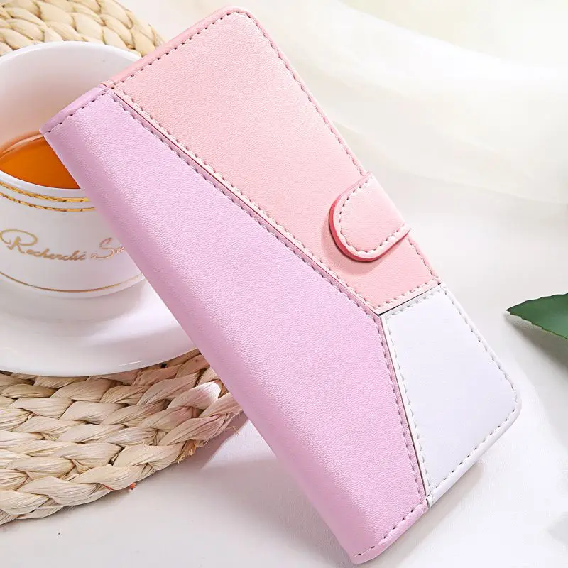 

Flip Phone Bags For iPhone 14 13 12 Mini 11 Pro XR X XS Max 7 8 6 6S Plus 5S SE 2020 Hit Color Card Pocket Book Wallet Case E29G