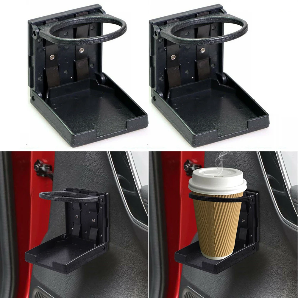 

2Pcs Universal Car Truck Drink Bottle Cup Holder Stand Folding High Quality ABS Plastic For Car Truck Auto Supplies Car Styling