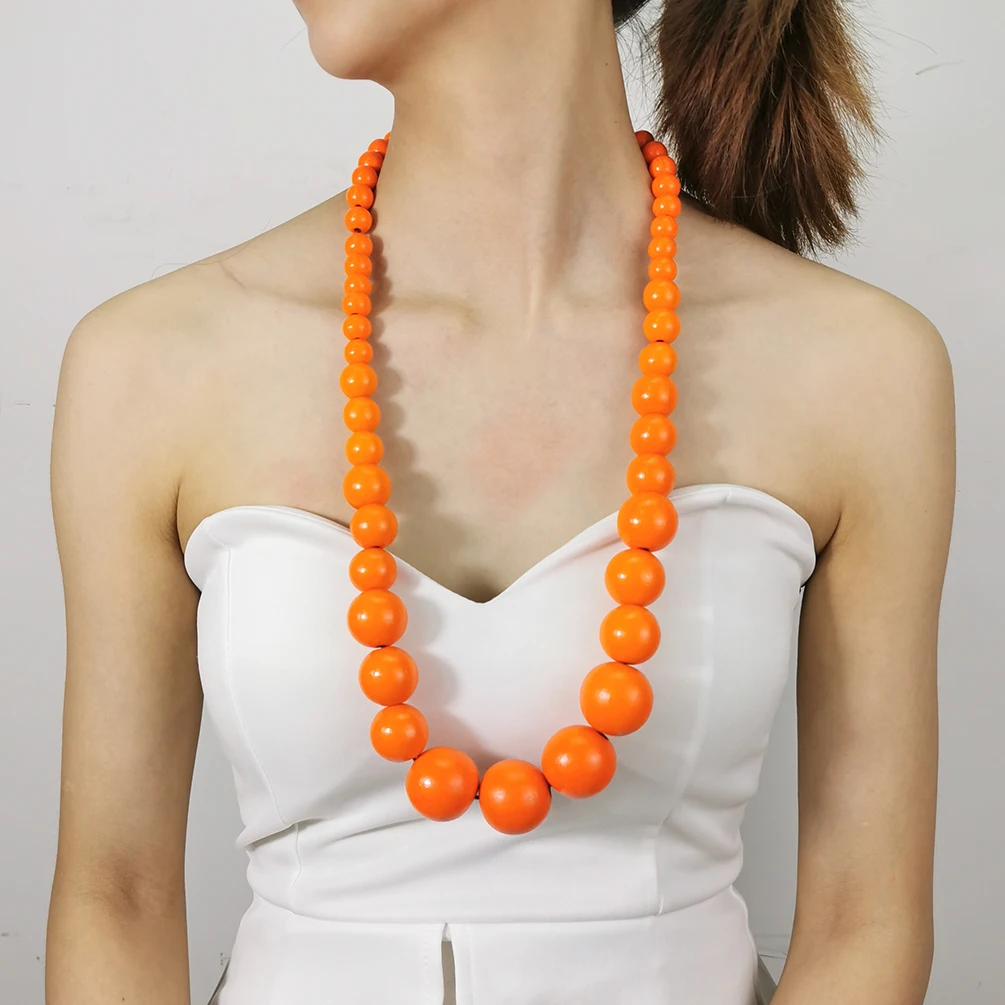 Длинное ожерелье ручной работы MANILAI в богемном этническом стиле