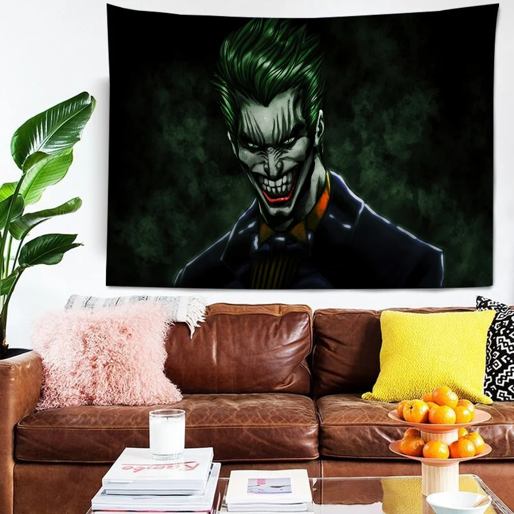Cool-C-Clownes Аниме Гобелен Многоцветный Настенный Декор Полиэстер Хлопок Kawaii
