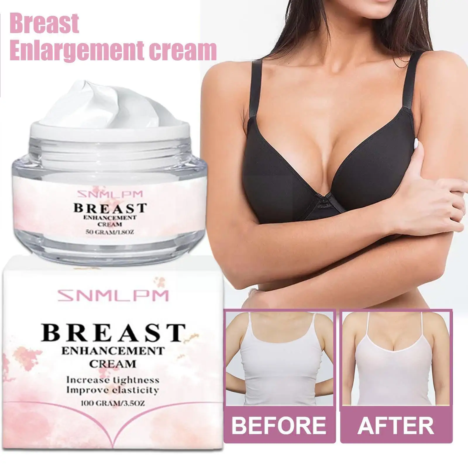 

50ml Breast Enlargement Cream Sexy Women Massage Essential Care Cream Whitening Oil Lifting Chest Serum Firming V4W1