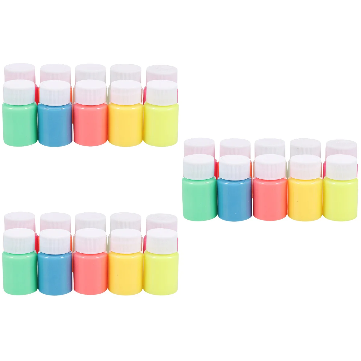 

30 pcs 20g Luminous Pigment Fluorescent in The Dark Pigment for DIY Masks Crafts