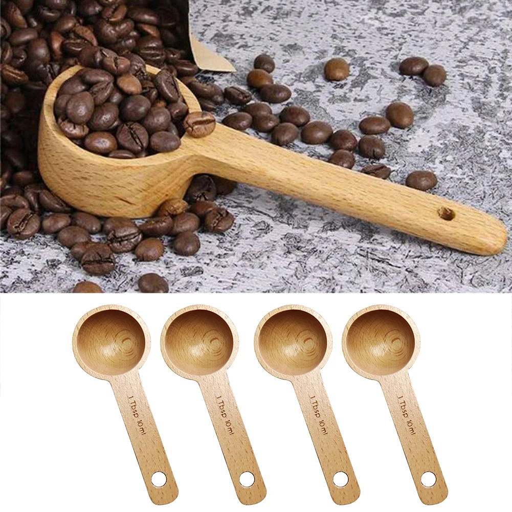 

4 шт., столовые приправы из Букового дерева с длинной ручкой