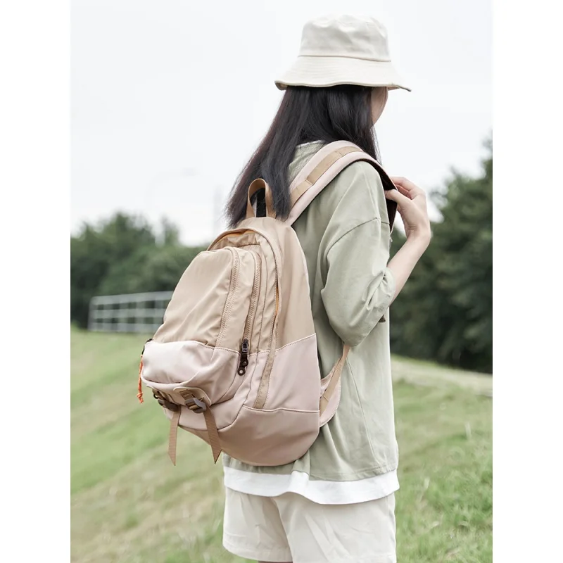 

2022New Harajuku Style Leisure Simple Student Schoolbag Women's Special-Interest Design Backpack College Student Autumn Backpack