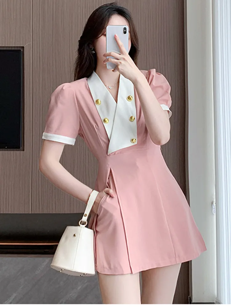 

Женский комплект из 2 предметов: шорты и мини-платье