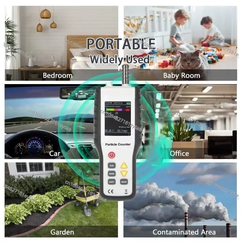 Измеритель Качества Воздуха Hti Ht 9600 счетчик частиц Pm2.5 детектор по заводской цене