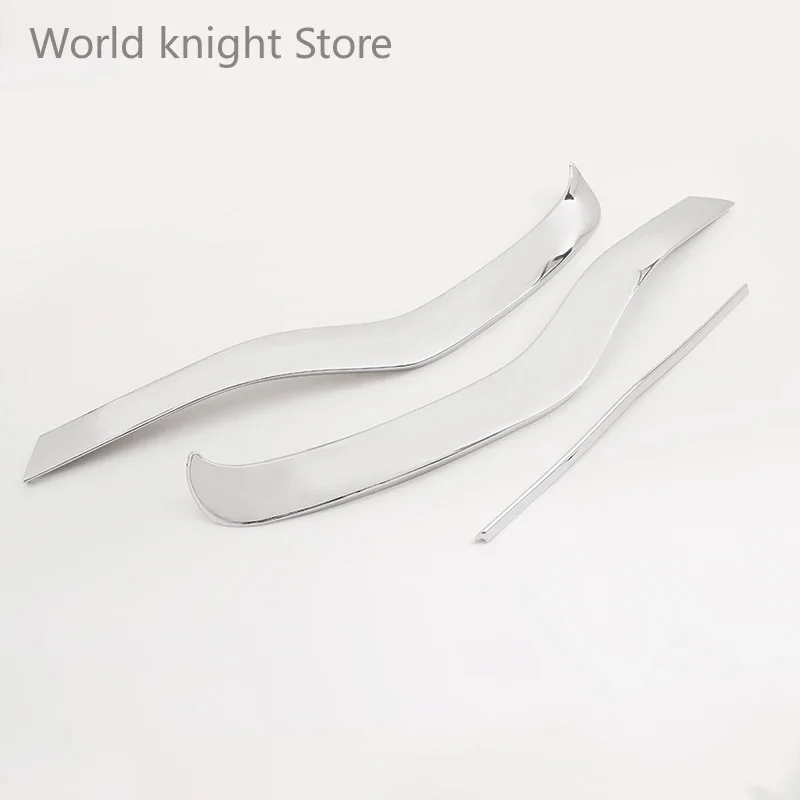 

Автомобильные аксессуары 3 шт. для Mercedes Benz E Class W213 2016-2019 ABS Хромированная передняя бампер пластина