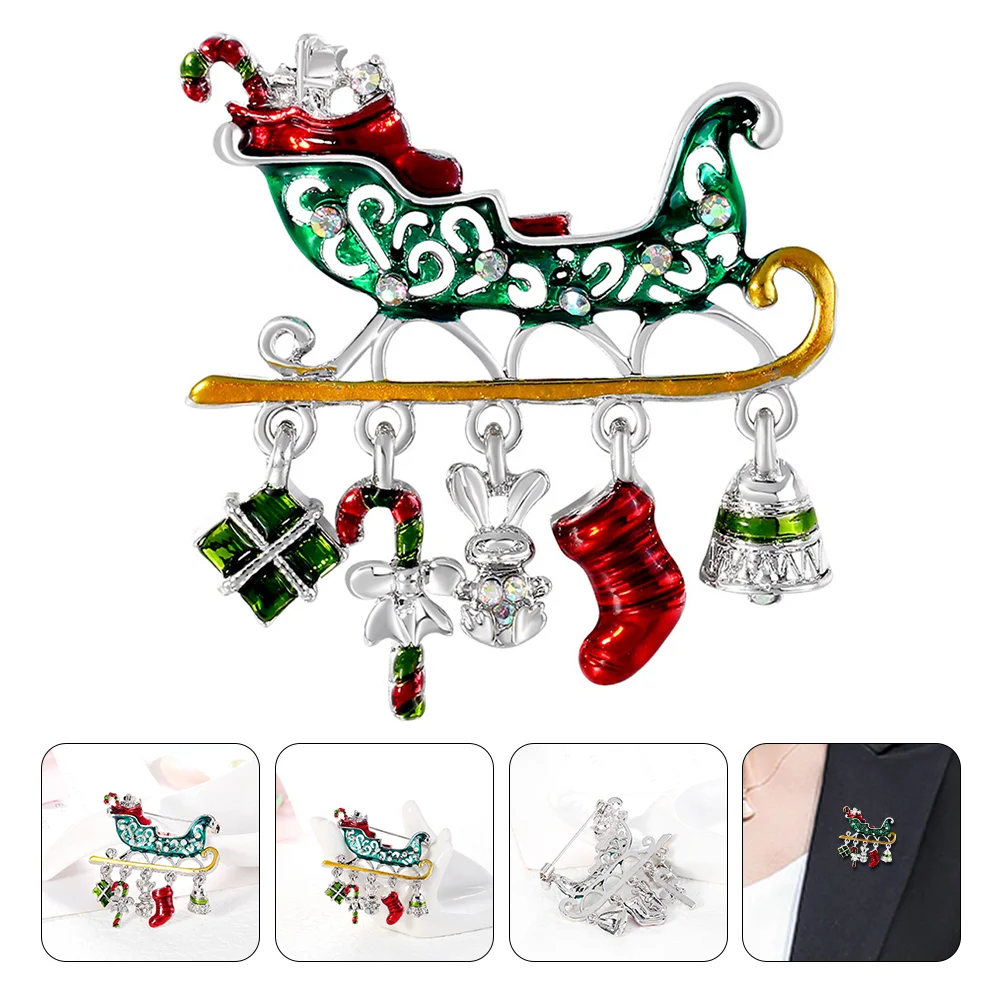 

1pc Creative Personality Fashion Xmas Brooch Pin Alloy Brooch Pin Drip Badge