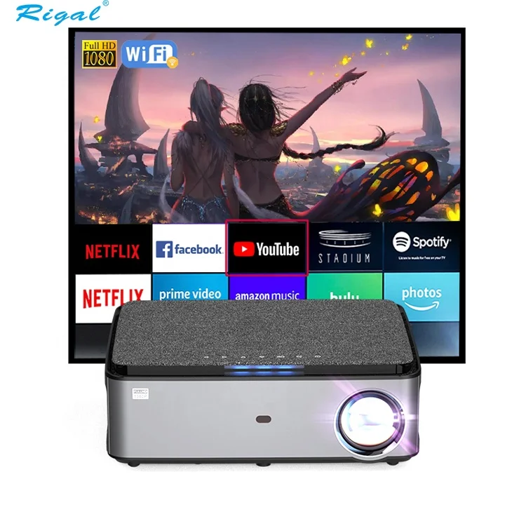 

Factory Price Native 1080P 4K LCD+LED Projectors WIFI Home Theater Cinema