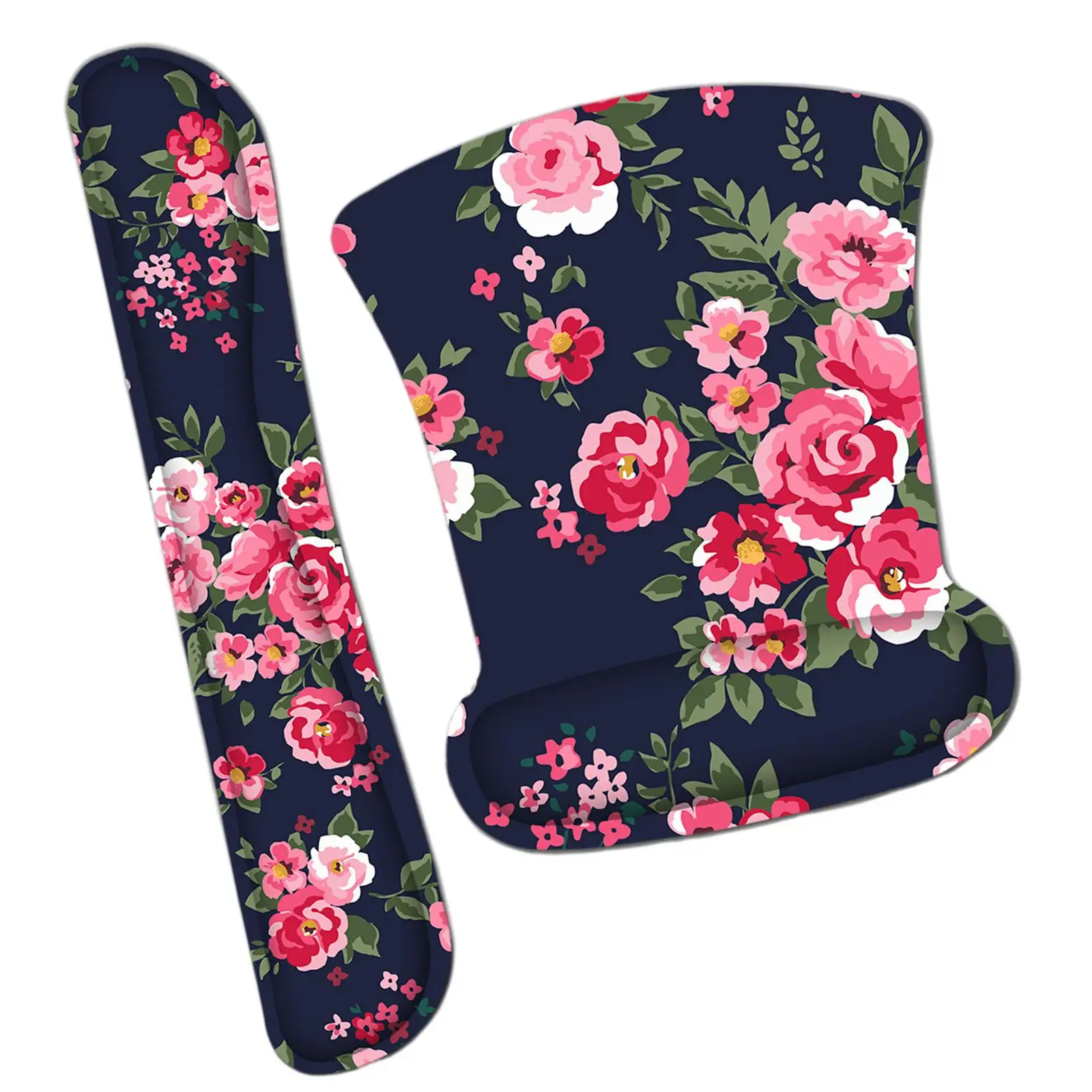 

Roses Image Keyboard Wrist Pad Mouse Wrist Support Pad Combo Set
