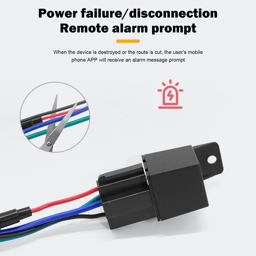 

C13 Car Relay Vehicle Tracker Fuel Cutter Motorcycle Acc Detection Relay Mini GPS Tracker Oil And Power Off Anti-theft Locator