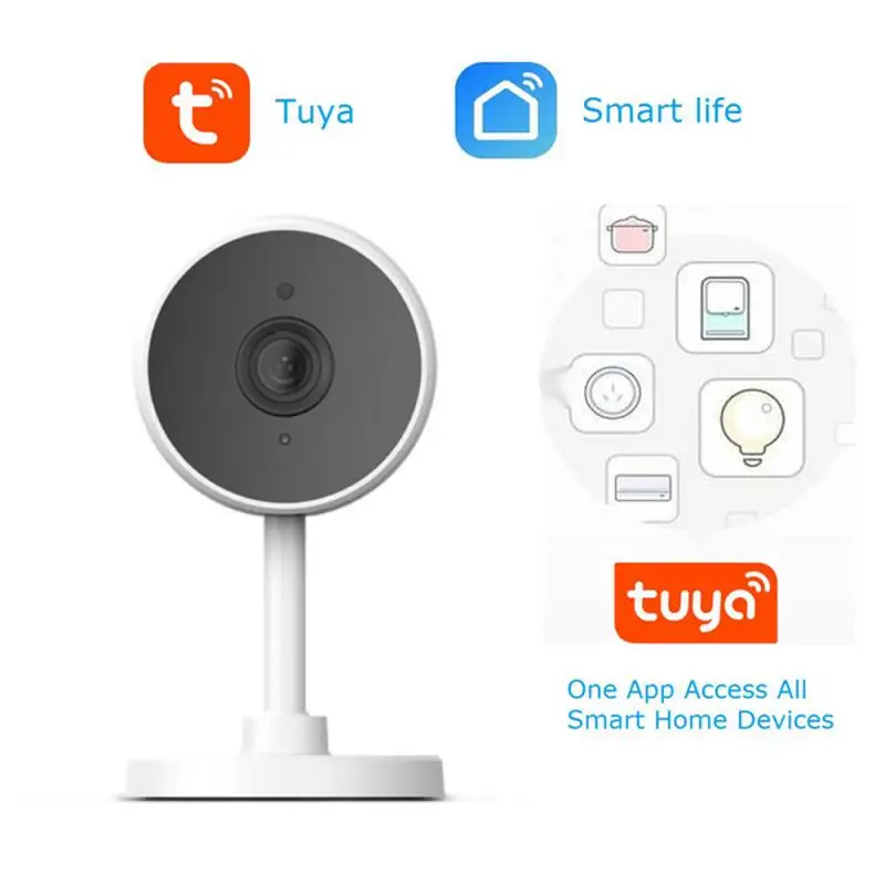 

IP-камера Tuya HD 1080p с поддержкой Wi-Fi и функцией ночной съемки