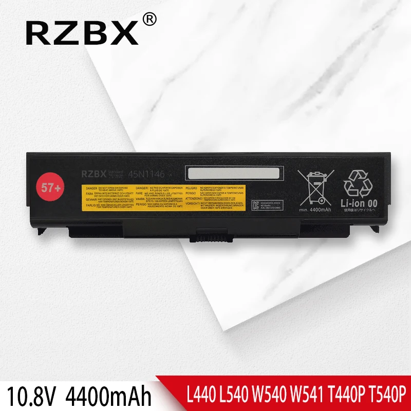 

RZBX New 45N1144 45N1145 Laptop Battery For Lenovo ThinkPad T440P T540P W540 W541 L440 L540 45N1148 45N1159 45N1158 57+ 57 10.8V